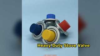 Heavy Duty Stove Valve Red Cap