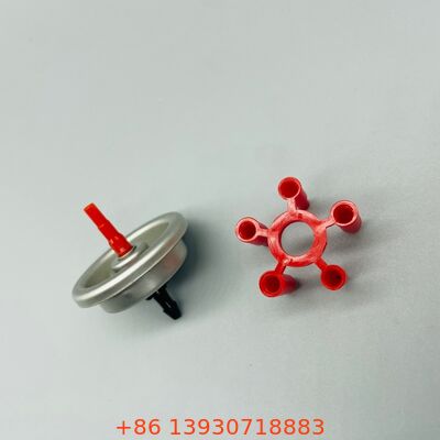 Высокоточный пластиковый клапан для газового аэрозоля с бутилированным газом, 1 дюйм, для заправочного баллона