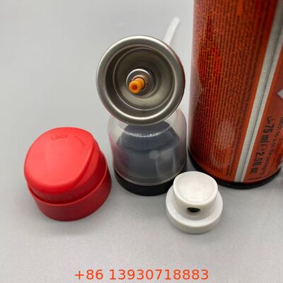 Continuous Spray Hair Glue Aerosol Valve with Precision Mist Anti-Clogging Nozzle and Chemical-Resistant Design