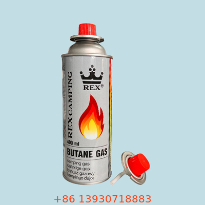 портативный клапан газового баллона 227г с жестяными банками общего применения красной крышки