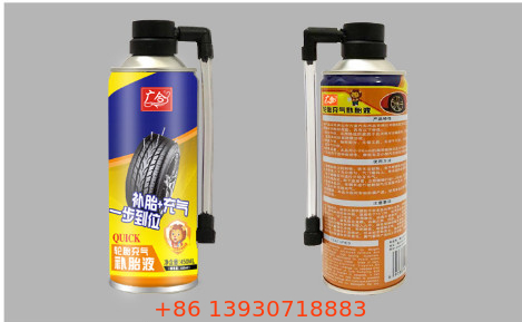 OEM Air Tire Repair Aerosol Spray Cap с клапаном Продукты по уходу за автомобилем