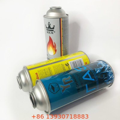 Бензобак бутана Tinplate с банкой x цвета CMYK 4 и цвета 1 Panton
