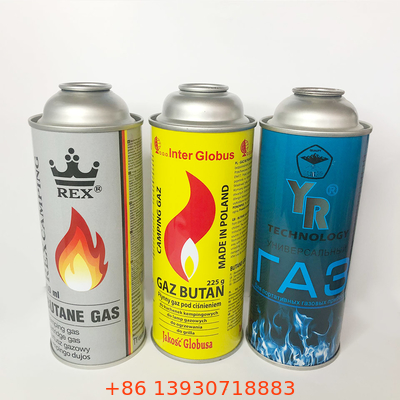 CMYK печатая давление банки 1,4 газа бутана металла разрыванное Mpa