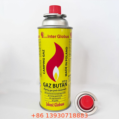 Прямая банка газа бутана Tinplate 220g стены для варить выпечку