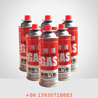 Банка плиты бутана банки 400ml газа бутана Dia 65mm располагаясь лагерем