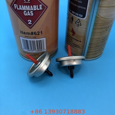 Газовый клапан с двумя сторонами прозрачный лакированный оловянный 1 дюйм