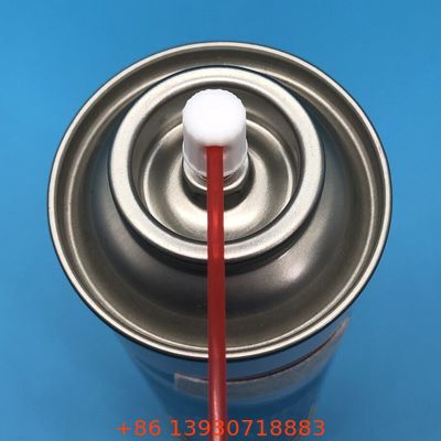 Аэрозольный клапан для карбюраторных очистительных продуктов для агрессивных распылителей растворителей