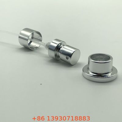 Прекрасно сконструированный серебряный парфюмерный насос с постоянной контролируемой туманной металлической отделкой