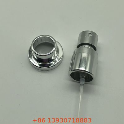 Прекрасно сконструированный серебряный парфюмерный насос с постоянной контролируемой туманной металлической отделкой