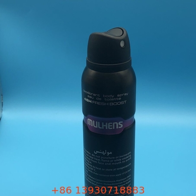 Чёрный аэрозольный исполнитель с POM Nozzle Lead Time 7-15 дней в течение 7-15 дней