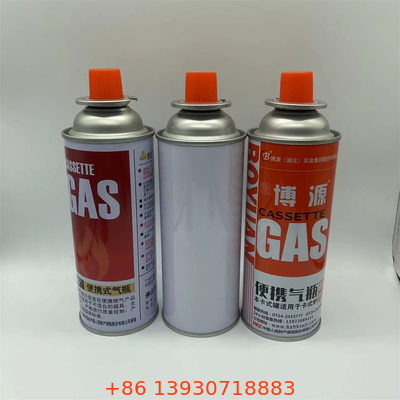 Газовый бутан Газовый бутан Газовый контейнер Оранжевый и т. д. 65 х 158 мм для легкого газа