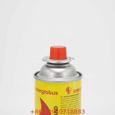 Газовый клапан для бутановой плиты с красной крышкой, универсальный для бутановых картриджей