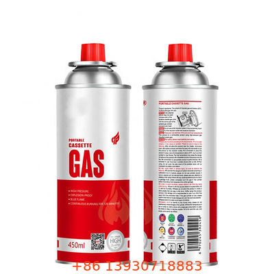 Клапан аэрозольной горелки для бутана с красным защитным колпачком и ручкой точной регулировки потока