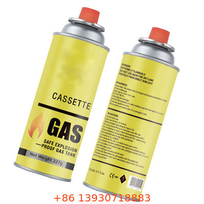 Клапан аэрозольного баллона для газовой плиты с бутаном, с красной крышкой, для кемпинга, пикников и приготовления пищи на столе