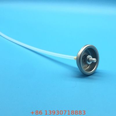 Вентиль для распыления парфюмерного дезодоранта с прочной прозрачной металлической конструкцией