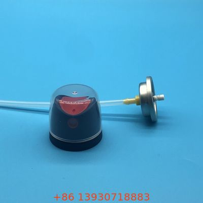 Вентиль для распыления парфюмерного дезодоранта с прочной прозрачной металлической конструкцией