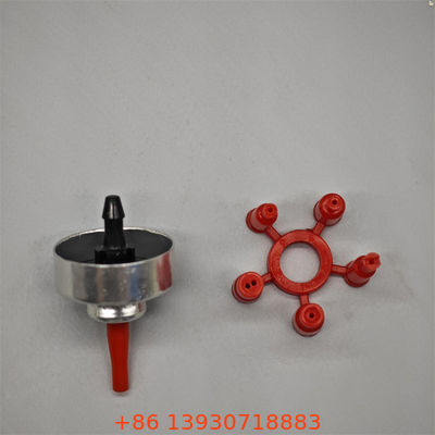 Премиальный легкий газовый клапан пополнения с адаптером для любителей открытого воздуха с герметичностью и легким сцеплением