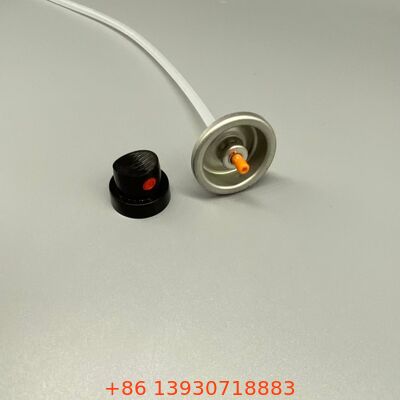 Клапан аэрозольного распыления сухого шампуня, предназначенный для дозирования мелких частиц