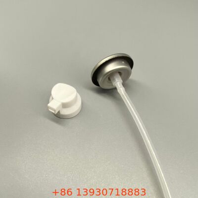 Ультратонковый дымоходный аэрозольный клапан для сухого шампуня с работой без остатков и работой на 360 градусов