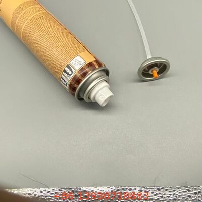 Вентиль для аэрозольного распыления сухого шампуня с постоянной атомизацией, стабильной скоростью потока и производительностью без остатков