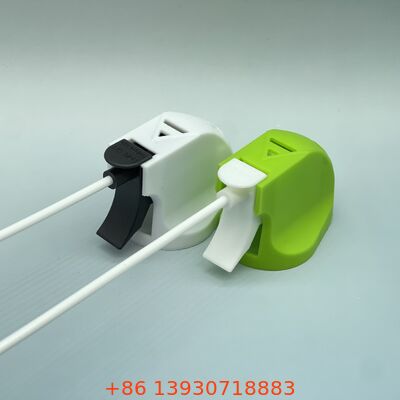 Пистолет с триггером для неразливания аэрозольных распылителей с эргономичной конструкцией и регулируемым соприкосновением для точного управления распылителем