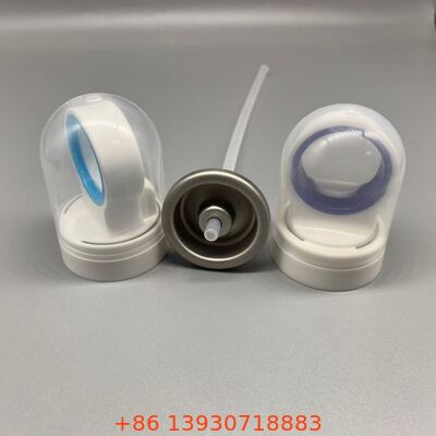 Солнцезащитный аэрозольный клапан с гигиенической крышкой, герметичностью и 360-градусной работой для солнцезащитного спрея