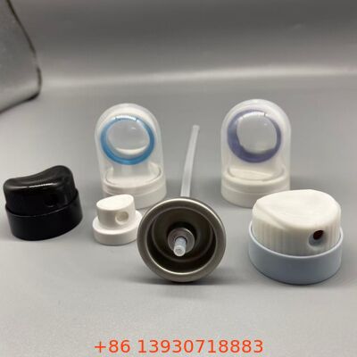 Солнцезащитный аэрозольный клапан с гигиенической крышкой, герметичностью и 360-градусной работой для солнцезащитного спрея