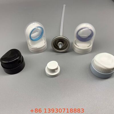 Аэрозольный клапан для солнцезащитного крема с защитной крышкой для непрерывного распыления солнцезащитного крема