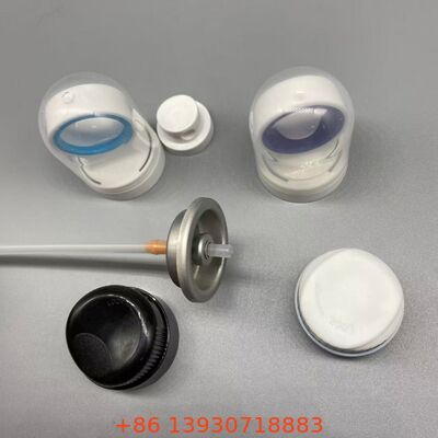 Солнцезащитный аэрозольный клапан с гигиенической крышкой, герметичностью и 360-градусной работой для солнцезащитного спрея