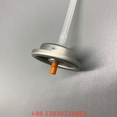 Аэрозольный клапан для нанесения клея для волос с технологией контролируемого выхода для предотвращения засорения сопла