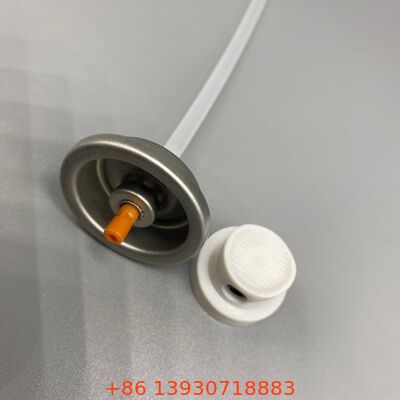 Аэрозольный клапан для нанесения клея для волос с технологией контролируемого выхода для предотвращения засорения сопла