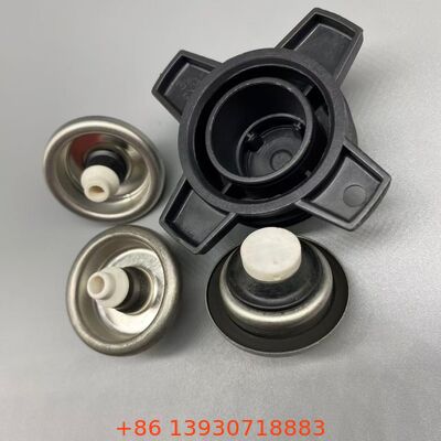 Аэрозольный клапан для ППУ пены с коротким штоком для применений с высокой степенью давления и форсункой, устойчивой к засорению