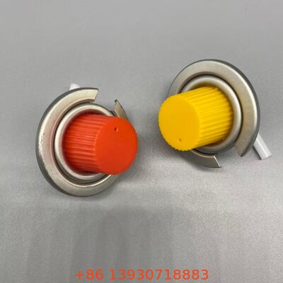 Сверхмощный 1-дюймовый клапан для уличной кухонной плиты с красной крышкой