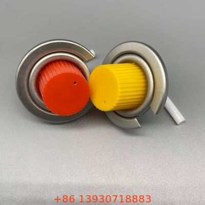 1-дюймовый клапан для газовых баллонов с бутаном из белой жести с герметичной конструкцией для портативных плит и промышленных растворителей