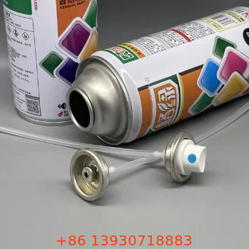 Цвет-скоординированный предварительно покрытый женский распылительный клапан и привод в сборе, готовый к установке для аэрозольных применений