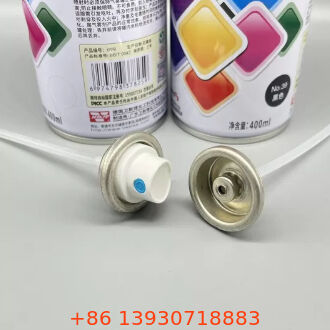 Цвет-скоординированный предварительно покрытый женский распылительный клапан и привод в сборе, готовый к установке для аэрозольных применений