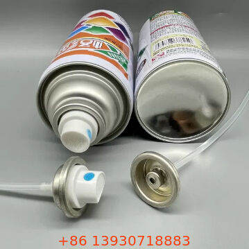 Цвет-скоординированный предварительно покрытый женский распылительный клапан и привод в сборе, готовый к установке для аэрозольных применений