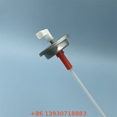 Прецизионный дозирующий аэрозольный клапан с металлическим штоком и регулируемой скоростью распыления для герметичности