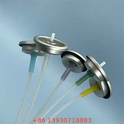 Алюминиевый клапан для аэрозолей с дозатором 1 дюйм для аэрозольных продуктов с дозированным распылением