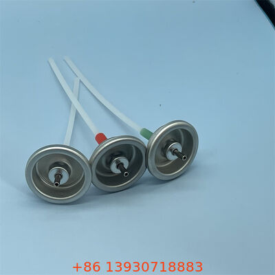 1-дюймовый металлический клапан для аэрозолей с дозатором и химически стойким прецизионным дозатором для фармацевтики и косметики