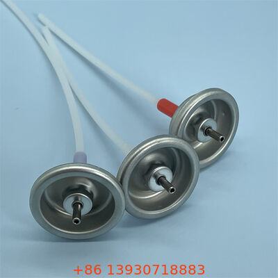 Прецизионный дозирующий аэрозольный клапан с металлическим штоком и регулируемой скоростью распыления для герметичности