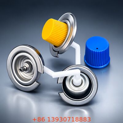 Однодюймовый стальной бутановый газовый клапан с герметичным аэрозольным клапаном для портативных печей