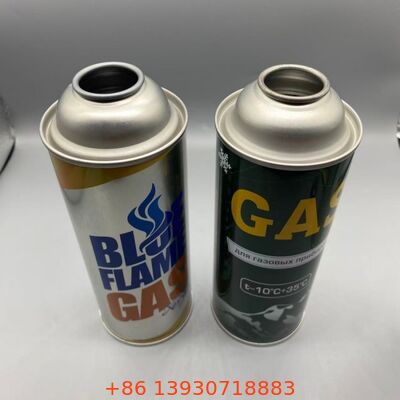 Кассетный газ высокого давления 18-21 бар, аэрозольная пустая жесть, 65 мм, 57 мм