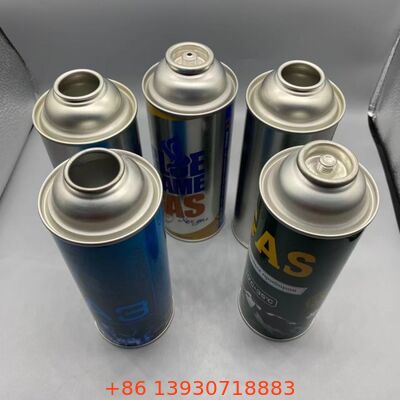 Кассетный газ высокого давления 18-21 бар, аэрозольная пустая жесть, 65 мм, 57 мм