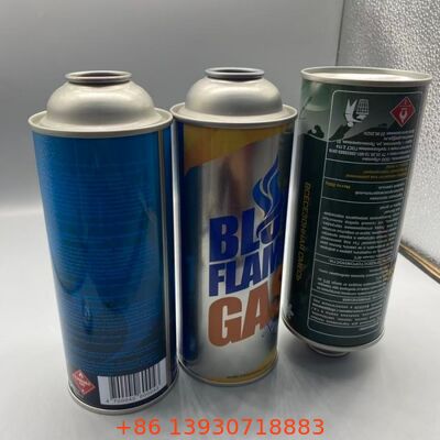 Кассетный газ высокого давления 18-21 бар, аэрозольная пустая жесть, 65 мм, 57 мм