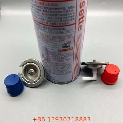 Герметичный однодюймовый газовый клапан из белой жести для бутана для портативных топливных канистр