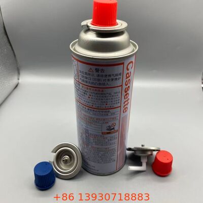 Герметичный однодюймовый газовый клапан из белой жести для бутана для портативных топливных канистр