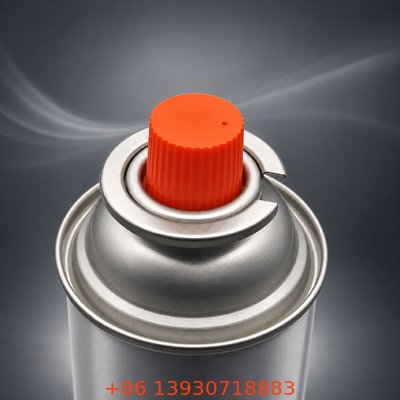 1-Inch Tinplate Butane Gas Valve with Controlled Flow for Butane Refill Systems