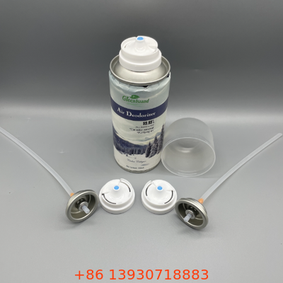 25.4mm Deodorant Aerosol Valve with Adjustable Spray Actuator and Clog-Resistant Design