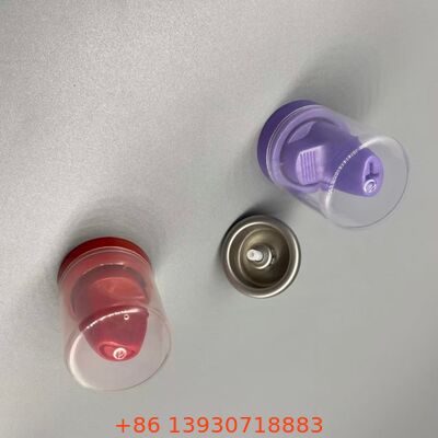 Свернутый алюминиевый аэрозольный спрейный клапан для волос с коррозионностойкой 360-градусной системой распределения